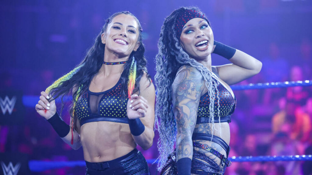 Katana Chance y Kayden Carter no pensaban que ascenderían al roster principal de WWE