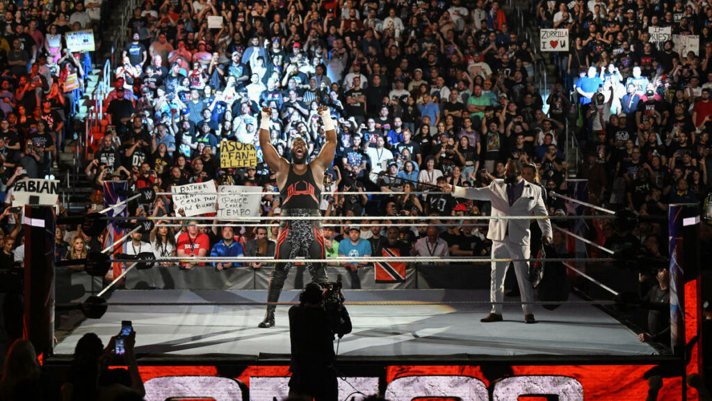 La actuación de Omos en WWE Backlash 2023 dejó comentarios positivos