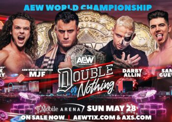 MJF defenderá el Campeonato Mundial de AEW frente a Darby Allin, Jack Perry y Sammy Guevara en Double or Nothing 2023