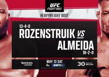 Resultados UFC Charlotte: Rozenstruik vs. Almeida