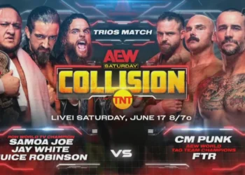 CM Punk y FTR enfrentarán a Samoa Joe, Juice Robinson y Jay White en el evento principal del primer episodio de AEW Collision