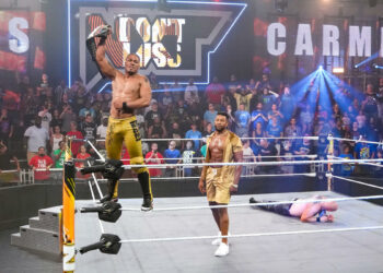 Carmelo Hayes retiene el Campeonato de NXT en Gold Rush ante Baron Corbin