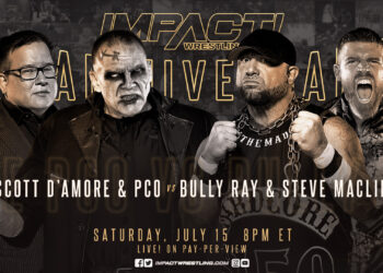 Scott D'Amore y PCO enfrentarán a Bully Ray y Steve Maclin en IMPACT Slammiversary 2022