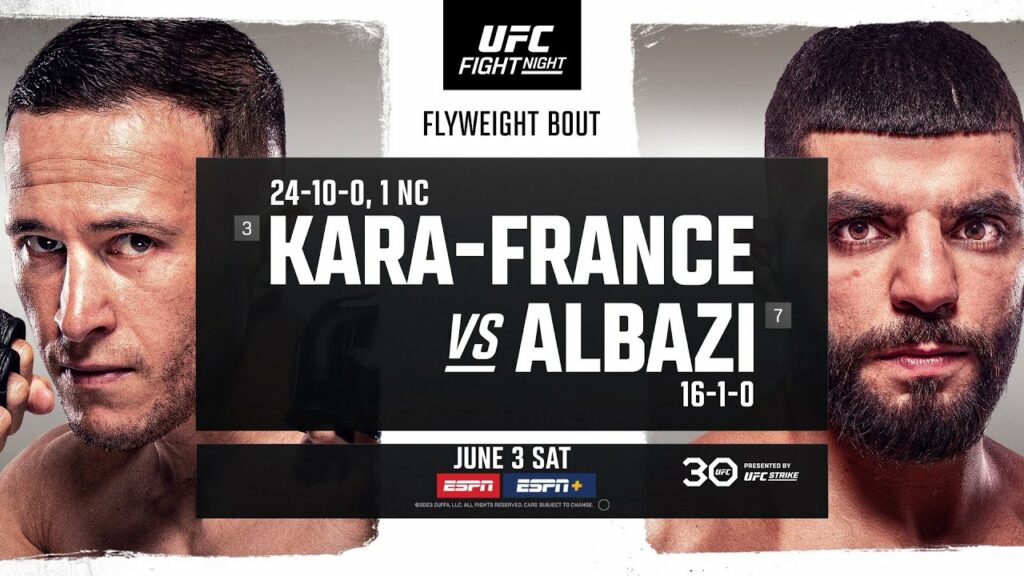 Resultados UFC Vegas 74: Kara-France vs. Albazi