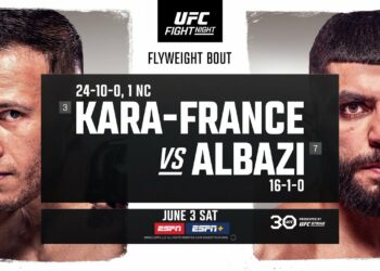 Resultados UFC Vegas 74: Kara-France vs. Albazi
