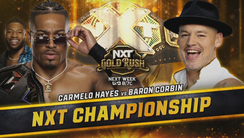 Cartelera WWE NXT Gold Rush (semana 2)