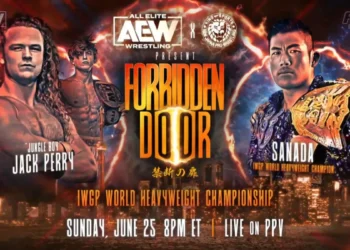 SANADA defenderá el Campeonato Mundial Pesado IWGP ante "Jungle Boy" Jack Perry en AEW x NJPW Forbidden Door 2023