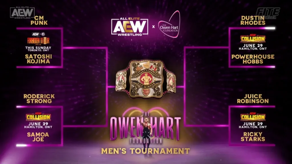 Se revelan los enfrentamientos del Owen Hart Foundation Tournament 2023