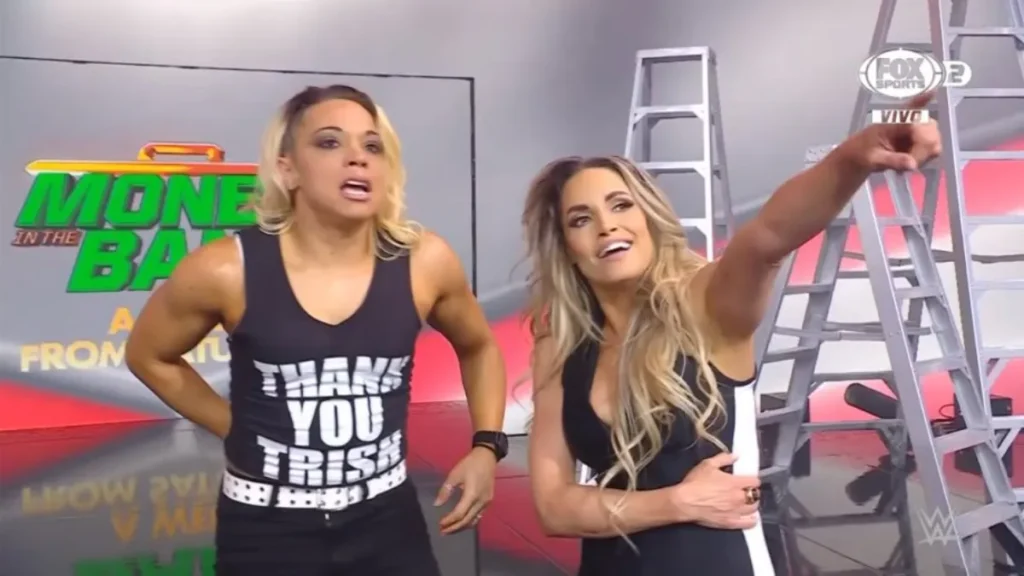 Trish Stratus clasifica a la lucha de escaleras de WWE Money in the Bank 2023