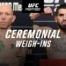 Ceremonia de pesaje UFC Jacksonville: Emmett vs. Topuria Ceremonia de pesaje UFC Jacksonville: Emmett vs. Topuria