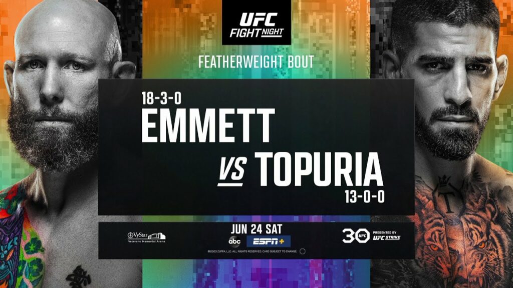 Resultados UFC Jacksonville: Emmett vs. Topuria