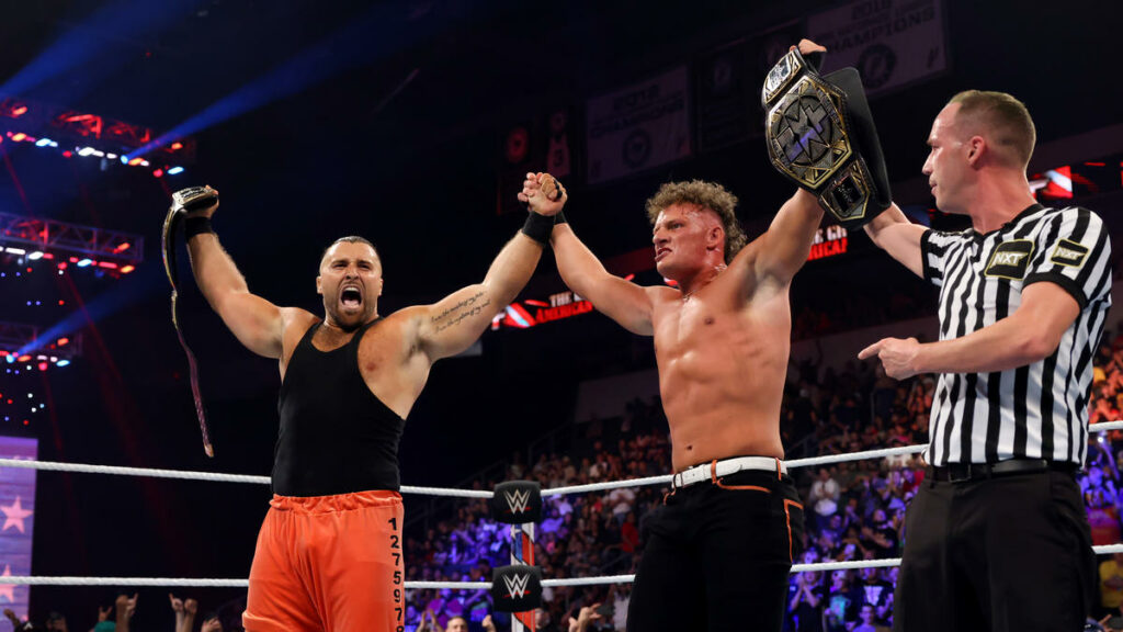 Tony D'Angelo y Stacks, nuevos Campeones por Parejas de NXT en The Great American Bash 2023
