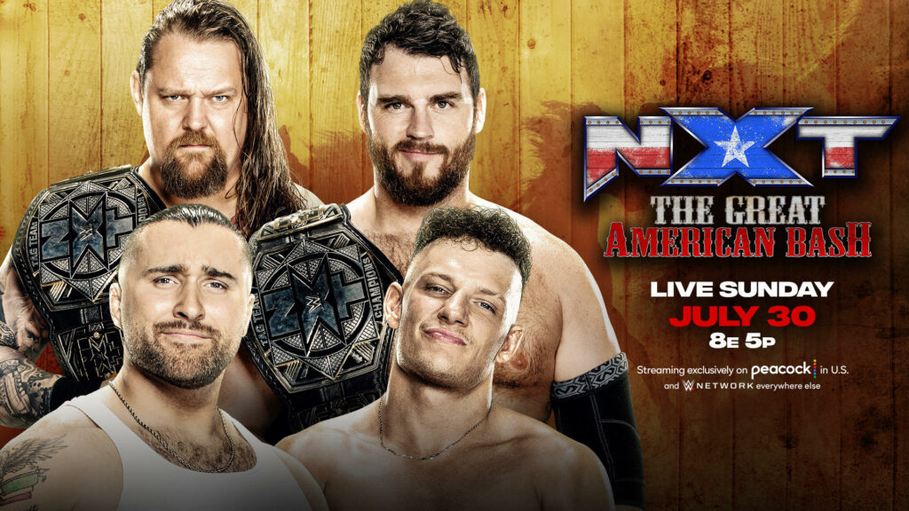 El Campeonato por parejas de NXT estará en juego en Great American Bash donde Gallus se miden ante Tony D'Angelo y Channing Lorenzo.