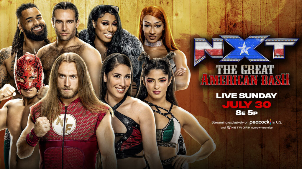 Cartelera WWE NXT The Great American Bash 2023 actualizada