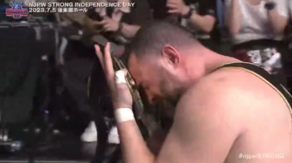 Eddie Kingston consigue el Campeonato Peso Abierto de NJPW STRONG en Independence Day 2023