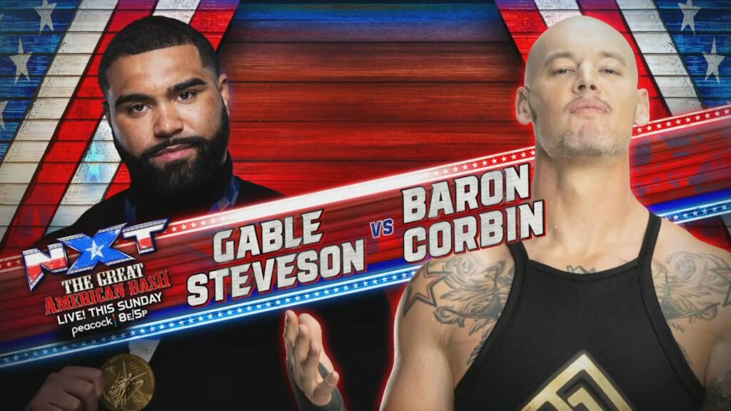 Gable Steveson decide quedarse en NXT y debutará ante Baron Corbin en The Great American Bash 2023