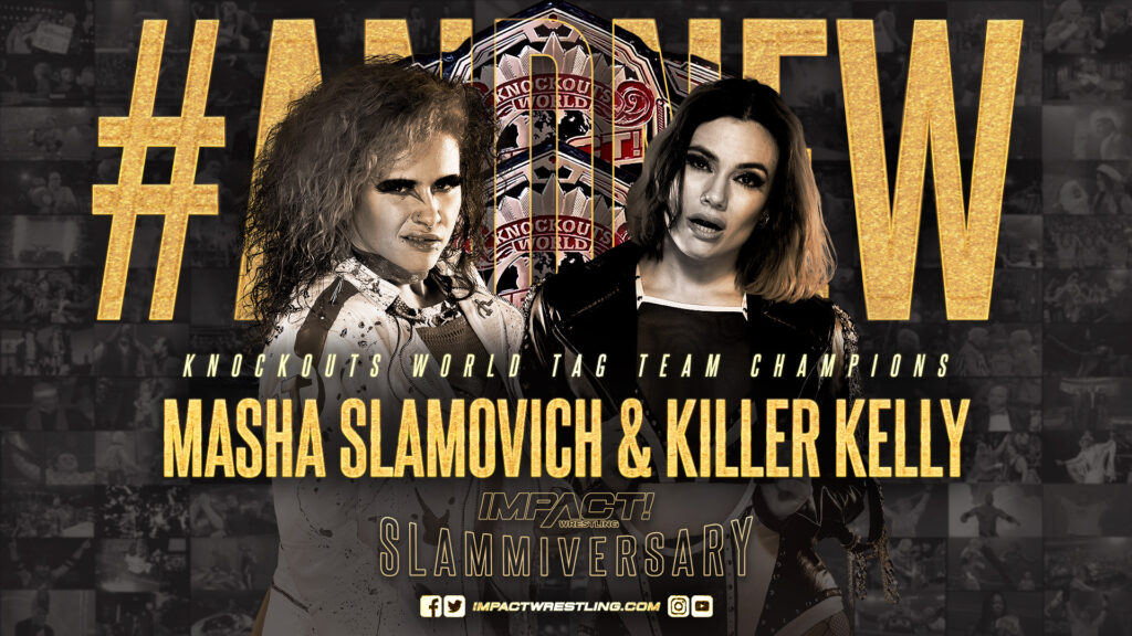 Masha Slamovich y Killer Kelly ganan el Campeonato Mundial por Parejas de Knockouts en IMPACT Slammiversary 2023