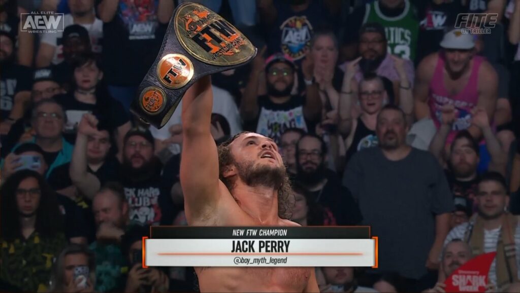 Jack Perry gana el Campeonato de FTW en AEW Dynamite Blood & Guts