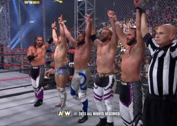 The Golden Elite vence al Blackpool Combat Club en AEW Dynamite Blood & Guts 2023
