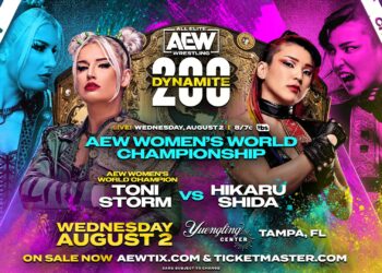 All Elite Wrestling anuncia dos luchas titulares para el episodio 200 de AEW Dynamite