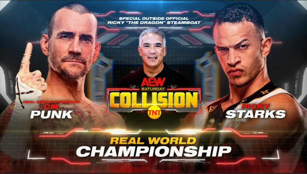 CM Punk conserva su Campeonato Mundial de AEW y lo defenderá ante Ricky Starks en Collision