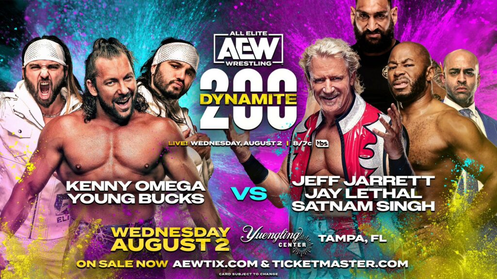 All Elite Wrestling amplía la cartelera del episodio 200 de AEW Dynamite