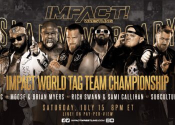 Un total de cuatro parejas lucharán por el Campeonato Mundial por parejas de Impact en Slammiversary