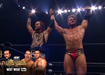 MJF y Adam Cole vs. Sammy Guevara y Daniel Garcia en la final del ‘Blind Eliminator Tag Team Tournament’