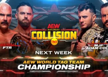 Confirmadas tres luchas para el episodio de AEW Collision del 29 de julio