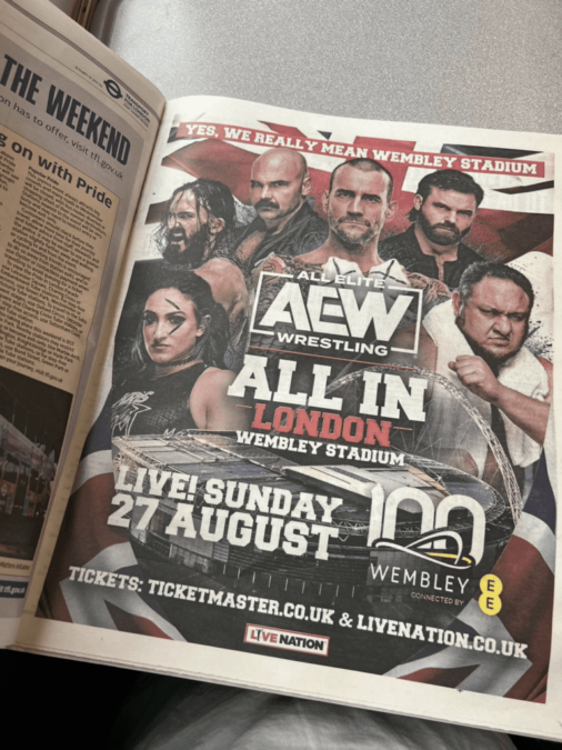 CM Punk está siendo promocionado para AEW All In