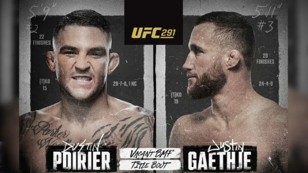 Dustin Poirier vs. Gaethje 2 UFC 291