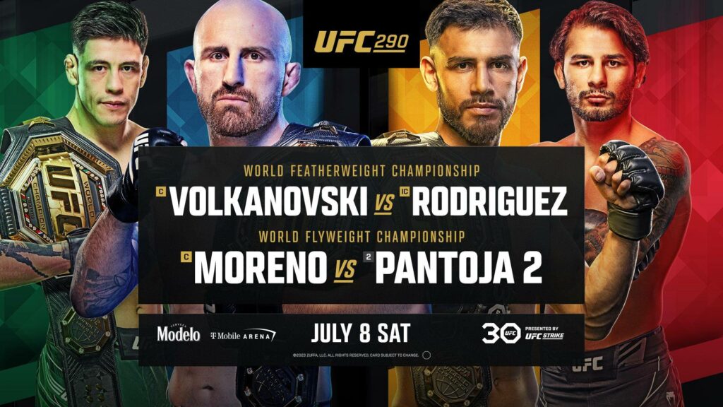 Resultados UFC 290: Volkanovski vs. Rodríguez