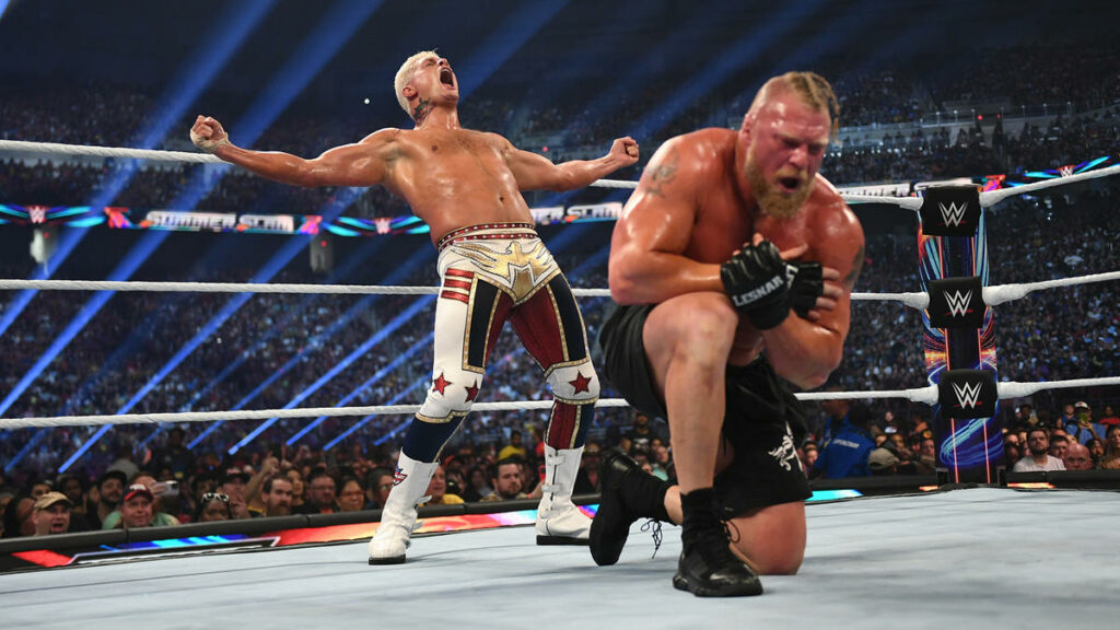 Brock Lesnar habría sufrido una lesión durante su combate en SummerSlam 2023