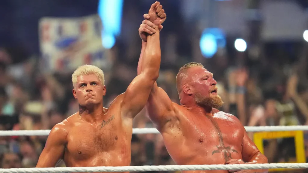 Cody Rhodes se sincera tras el momento de respeto con Brock Lesnar en SummerSlam 2023