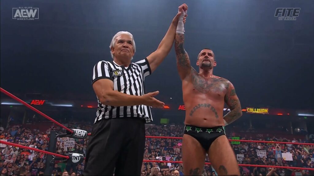 CM Punk suma su primera defensa del “Campeonato Mundial Real de AEW” en Collision