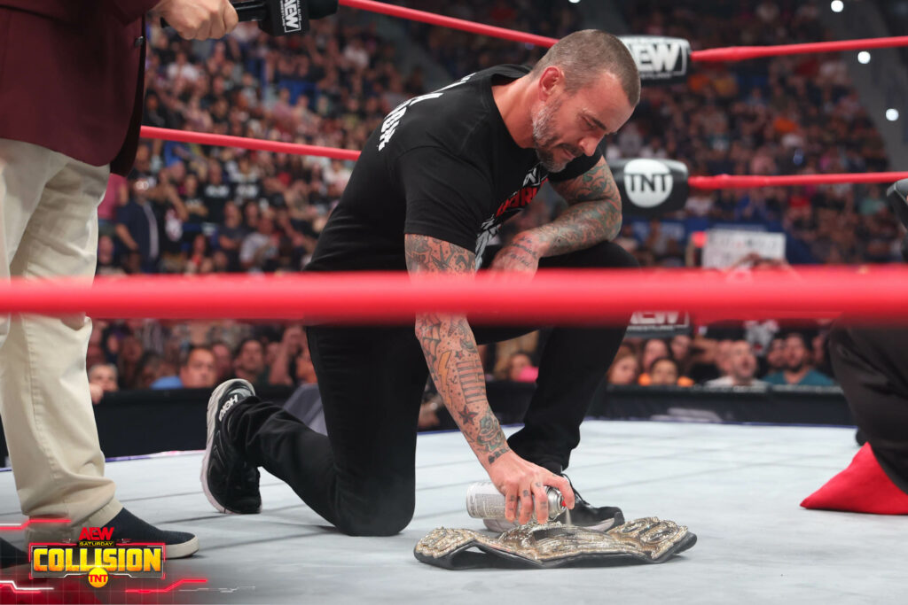 AEW no reconoce el reinado actual de CM Punk como oficial