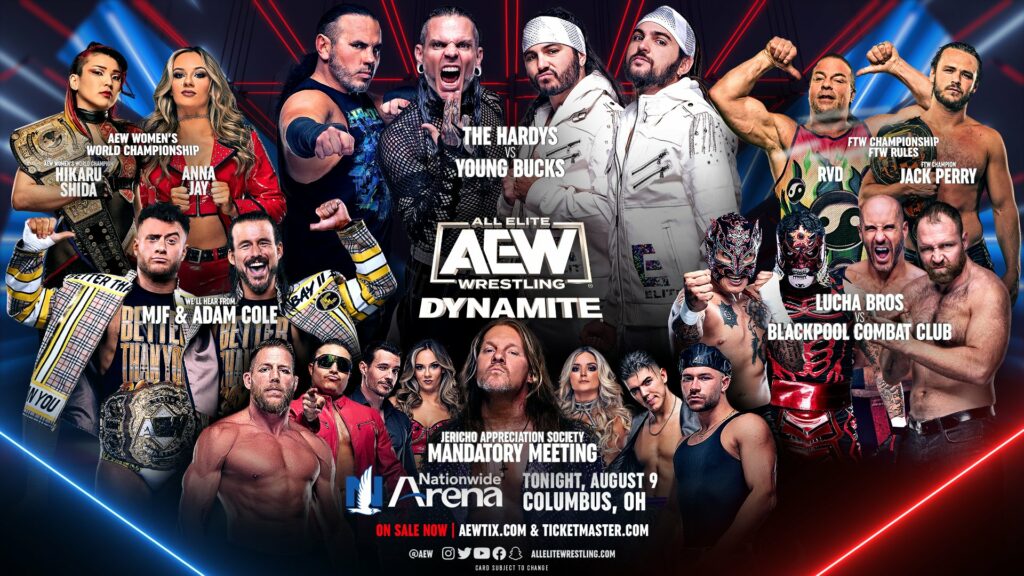 Resultados AEW Dynamite 9 de agosto de 2023