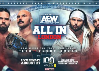 FTR y The Young Bucks se enfrentarán en All In por el Campeonato Mundial por Parejas de AEW