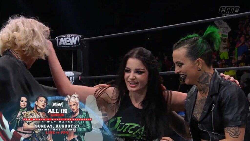 Saraya, tercera clasificada al combate de All In por el Campeonato Mundial Femenino de AEW