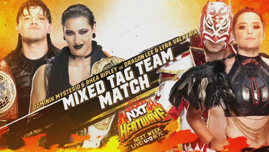 Cartelera WWE NXT Heatwave 2023 actualizada