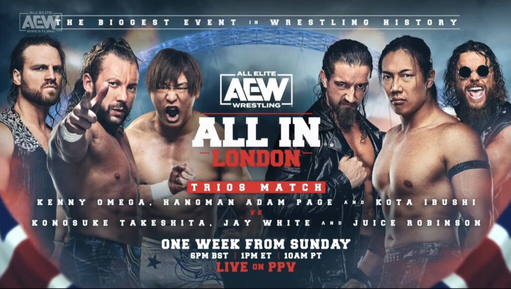 AEW All In: se confirman más luchas con nombres muy importantes