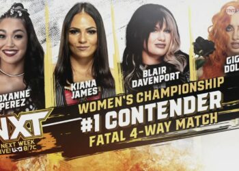 Cartelera WWE NXT 29 de agosto de 2023