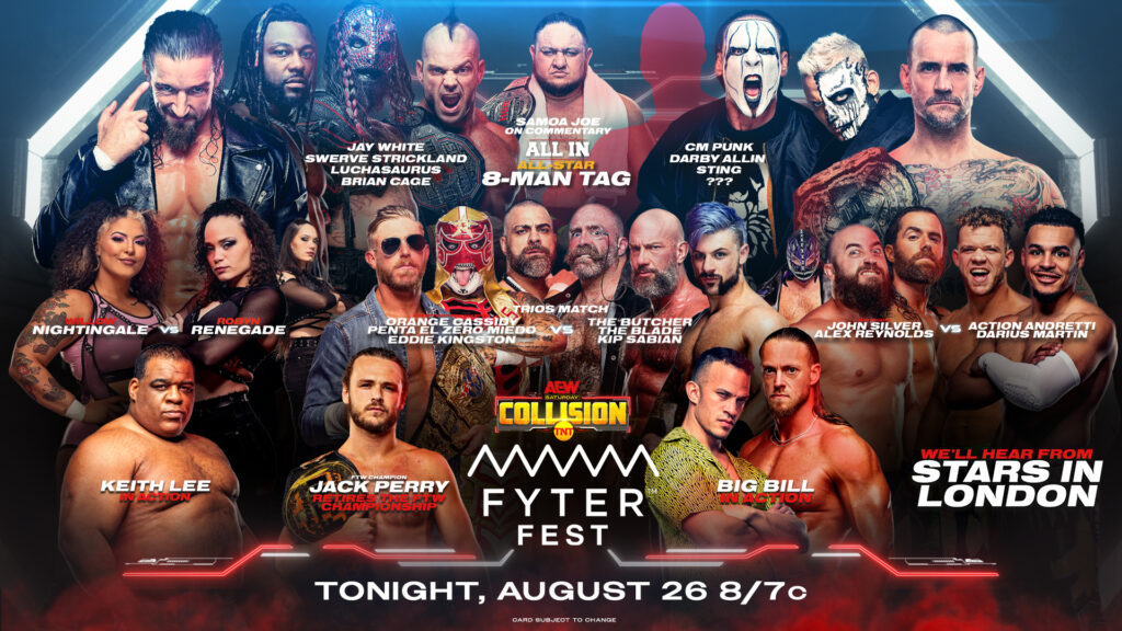 Resultados AEW Collision Fyter Fest 2023