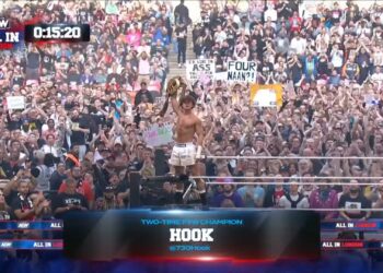 HOOK recupera el Campeonato de FTW en AEW All In 2023