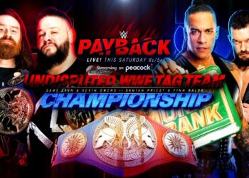 Kevin Owens y Sami Zayn defenderán sus títulos ante Finn Bálor y Damian Priest en WWE Payback 2023