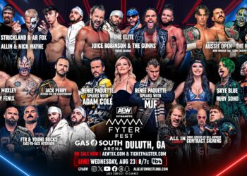 Previa AEW Dynamite Fyter Fest: 23 de agosto de 2023