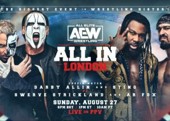 Sting y Darby Allin enfrentarán a Swerve Strickland y AR Fox en un 'Coffin Match' en AEW All In