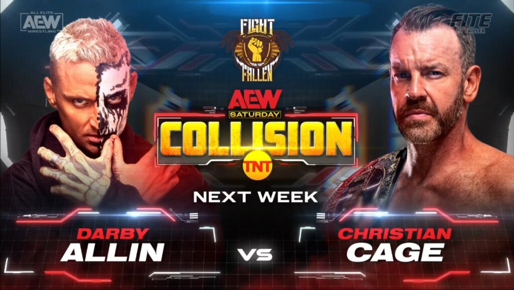 Confirmadas dos luchas para el episodio de AEW Collision Fight for the Fallen 2023