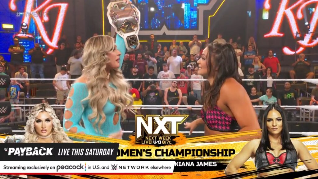 Kiana James se convierte en la retadora nº1 por el Campeonato Femenino de NXT