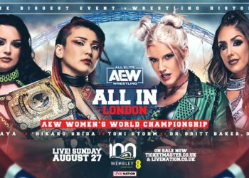Hikaru Shida defenderá el Campeonato Mundial de AEW en All In el domingo 27 de abril.